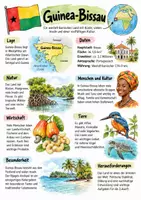 Vorschau - Arbeitsblätter - Lernplakat + Arbeitsblätter zum Thema "Guinea-Bissau" + Lösung & MP3 + - Seite 1