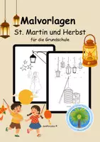 Vorschau - Arbeitsblätter - 🖍️Malvorlage St. Martin und Laterne 🏮 | Ausmalbilder Herbst | Kunstunterricht - Deckblatt