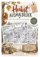Vorschau - Mal- und Bastelvorlagen - HERBST 5 Min. Beschäftigung - AUSMALBILDER - Deckblatt