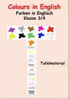Vorschau - Arbeitsblätter - Materialpaket Farben Englisch/ Colours Klasse 3/4 - Seite 1