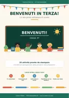 anteprima - Esercizi - 🎒 Accoglienza classe terza: 20 attività di inizio anno - Pagina di copertina