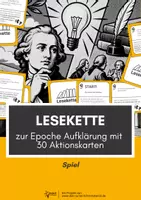 Vorschau - Spiele - Aufklärung: Lesekette mit 30 Aktionskarten - Deckblatt