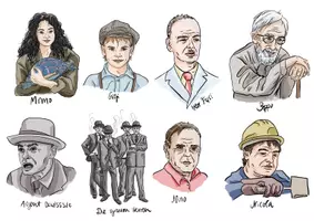 Vorschau - selbst erstellte Cliparts/Grafiken - Zeichnungen Momo - Deckblatt
