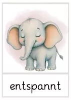 Vorschau - Fördermaterial/Inklusion - Klassentier Elefant Gefühlskarten für die Elefantenklasse - Seite 3