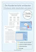 Vorschau - Stundenentwürfe - Die Hundertertafel entdecken – Strukturen sehen, beschreiben und nutzen - Deckblatt