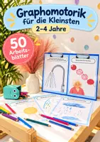 Vorschau - Arbeitsblätter - Grafomotorik für die Kleinsten – 50 Blätter - Deckblatt