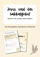 Vorschau - Arbeitsblätter - Jesus und das Sabbatgebot (Unterrichtsreihe Regeln) - Deckblatt