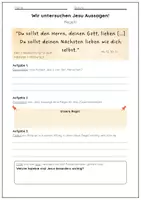 Vorschau - Arbeitsblätter - Jesu Aussagen - Regeln für ein gutes Zusammenleben (Gruppenarbeit) - Seite 2