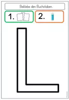 Vorschau - Arbeitsblätter - Arbeitsmaterial zum Buchstabenweg - Buchstabe L/l - Seite 3