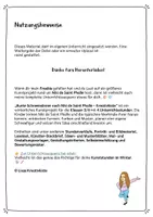 Vorschau - Mal- und Bastelvorlagen - Bunte Schneemann-Karte nach Niki de Saint Phalle – Kreativkiste – Freebie | Kunst Winter Klasse 1-4 - Seite 2