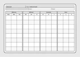Vorschau - Arbeitsblätter - Stellenwerttafel bis Milliarde - Kopiervorlage - Deckblatt