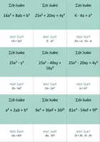 Vorschau - Spiele - Binomische Formeln - Ich habe…Wer hat…? (Mathematikspiel) - Seite 3