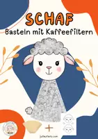 Vorschau - Mal- und Bastelvorlagen - Wachsendes Materialpaket - ALLE Kaffeefilterfiguren - Seite 1