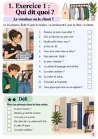 Vorschau - Arbeitsblätter - Faire du Shopping - vêtements Arbeitsheft differenziert inklusive Lösung - Seite 2