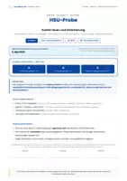 Vorschau - Arbeitsblätter - HSU-Probe Klasse 4 Bayern: Pläne, Karten & Himmelsrichtungen | Test mit Lösungen - Deckblatt