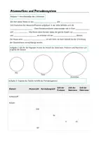 Vorschau - Arbeitsblätter - Atomaufbau und Periodensystem - Deckblatt