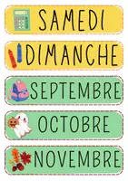 Aperçu - Affichage - Affichage - Étiquettes rituel date - Page 1