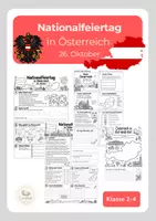 Vorschau - Arbeitsblätter - 🇦🇹 Nationalfeiertag Österreich – Materialpaket für die GS1 und GS2| 26. Oktober - Deckblatt
