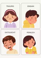 Vorschau - Spiele - Gefühlskarten Kinder | Emotionen lernen | Gefühle erkennen - Seite 3