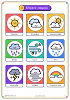 Προεπισκόπηση - Flashcards - Kαιρός - Εποχές 🌞 - Σελίδα 3