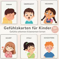 Vorschau - Spiele - Gefühlskarten Kinder | Emotionen lernen | Gefühle erkennen - Deckblatt