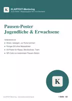 Vorschau - Fördermaterial/Inklusion - Kurze Bewegungspause – 12 Übungen für Klassenraum, Werkstatt & Büro (Poster A3) - Deckblatt