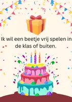 Voorbeeld - verjaardagsopdrachten - Voorblad