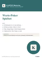 Vorschau - Spiele - Werte-Poker – Spielset zur Werteklärung mit Dilemma-Karten (Sek I/II, Berufsorientierung) - Deckblatt
