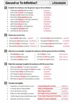 Vorschau - Arbeitsblätter - Gerunds and Infinitives – Reference & Practice - Seite 3