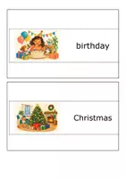 Vorschau - Poster - Holidays & Celebrations – 20 Englisch-Wordcards zu Feiertagen und Festen - Seite 1