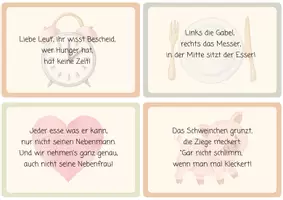 Vorschau - Bildkarten - Tischsprüche Kita | Material Erzieher - Seite 3