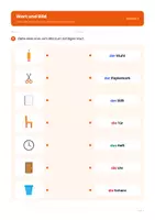 Vorschau - Arbeitsblätter - Mein Klassenzimmer – Grundwortschatz mit Artikeln (DaZ/Deutsch Klasse 1) - Seite 3