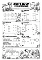 anteprima - Esercizi - Escape Room Matematica - Missione Dinosauri - Pagina 2