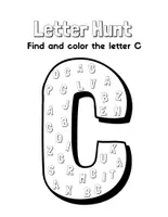 Προεπισκόπηση - Φύλλα εργασίας - Letter Hunt – Find & Colour the Letters A–Z - Σελίδα 2