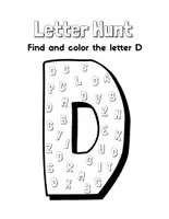Προεπισκόπηση - Φύλλα εργασίας - Letter Hunt – Find & Colour the Letters A–Z - Σελίδα 3