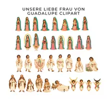 Vorschau - Bildkarten - Unsere Liebe Frau von Guadalupe Clipart, Jungfrau Maria & Juan Diego, Religion - Seite 1