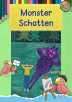 Vorschau - Mal- und Bastelvorlagen - Kunst Halloween, Monster-Schatten, Grundschule - Deckblatt