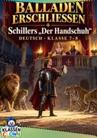 Vorschau - Arbeitsblätter - Ballade Schiller Der Handschuh - Deckblatt