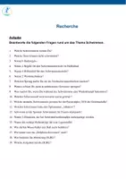 Vorschau - Arbeitsblätter - Schwimmen - Aufgaben für Banksitzer - Schwimmunterricht / Sportunterricht - Seite 1