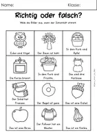Vorschau - Arbeitsblätter - Herbst Klasse 2 Deutsch | Lesen im Herbst - Seite 1