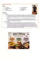 Vorschau - Stundenentwürfe - Materialpaket Halloweenrezepte - Seite 1