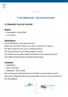 Vorschau - Stundenentwürfe - Wasserball im Schwimmunterricht sicher vermitteln - Schwimmunterricht / Sportunterricht - Seite 3