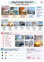 Vorschau - Arbeitsblätter - La météo et les vêtements - differenziert mit Lösungen - Seite 1