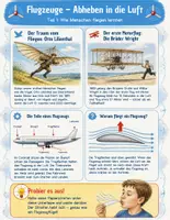 Vorschau - Mal- und Bastelvorlagen - HSU - Lernposter "Flugzeuge" - Seite 2