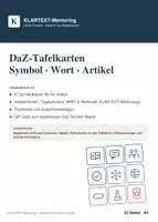 Vorschau - Fördermaterial/Inklusion - DaZ-Tafelkarten: 47 Symbolkarten MINT & Werkstatt - Deckblatt