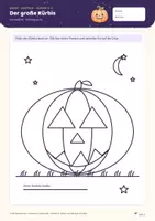 Vorschau - Mal- und Bastelvorlagen - Halloween Basteln und Ausmalbilder – Grundschule - Seite 3