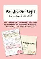 Vorschau - Arbeitsblätter - Die goldene Regel - Arbeitsblätter mit Differenzierung - Deckblatt