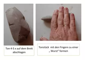Vorschau - Stundenentwürfe - Ton - Tonarbeit - Katze formen - Seite 1