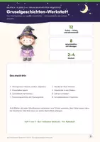 Vorschau - Arbeitsblätter - Gruselgeschichten-Werkstatt – Halloween Deutsch 2–4 - Seite 1