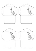 Vorschau - Mal- und Bastelvorlagen - Mini Wichtelbriefumschlag Skizzme - Seite 2